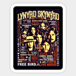 LYNYRD SKYNYRD MERCH VTG Sticker